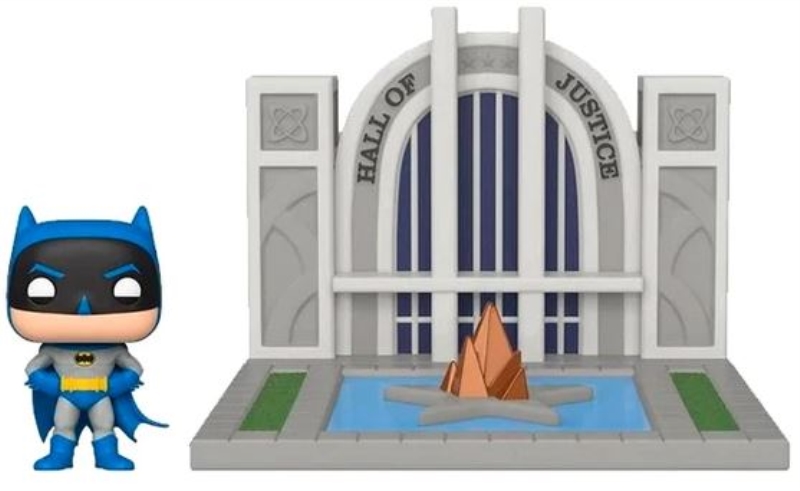 FUNKO ACTION FIGURES FUNKO POP TOWNS BATMAN 80TH: HALL OF JUSTICE